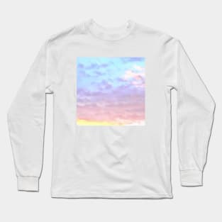 Tropical Rainbow Sunset Long Sleeve T-Shirt